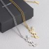 Golden Silver Chain Necklace