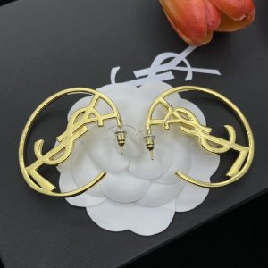 Golden Letters Earrings