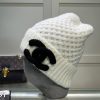 Autumn and winter fashion blogger recommended soft and comfortable knit hat with excellent elasticity