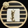 Bronze snake patterned brooch