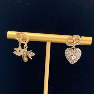Butterfly Crystal Drop Earrings
