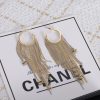 Diamond tassel earrings