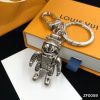 Titanium steel astronaut keychain
