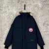 Classic Parker Navy Down Jacket