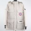 Classic Parka Off-White Down Jacket