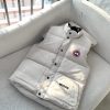 White Fashion High Quality 625FP Duck Down Vest