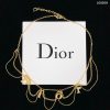 Gold Tassel Letter Necklace